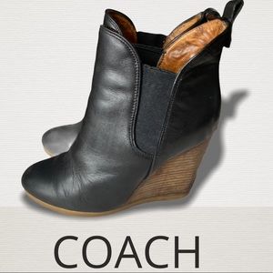 Coach Ankle wedge Booties